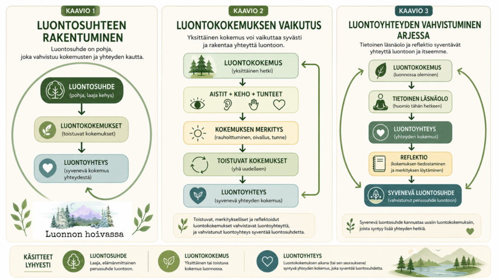 luontosuhde luontokokemus luontoyhteys luonnon hoivassa